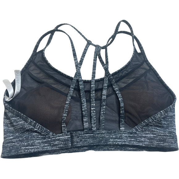 Victoria's Secret Sport Strapy Mesh Gray Space Dye Sports Bra Size Small - Picture 4 of 7